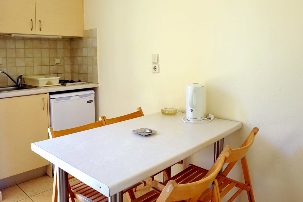 Family One-Bedroom Apartment with Sea View Kitchenette Mirabella Apartments Agios Nikolas Crete
