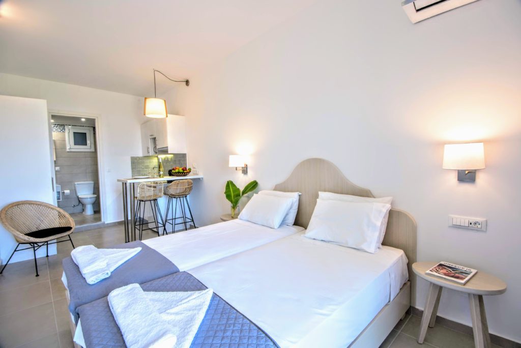 Luxury Studio for 2 Bed Mirabella Apartments Agios Nikolas Crete