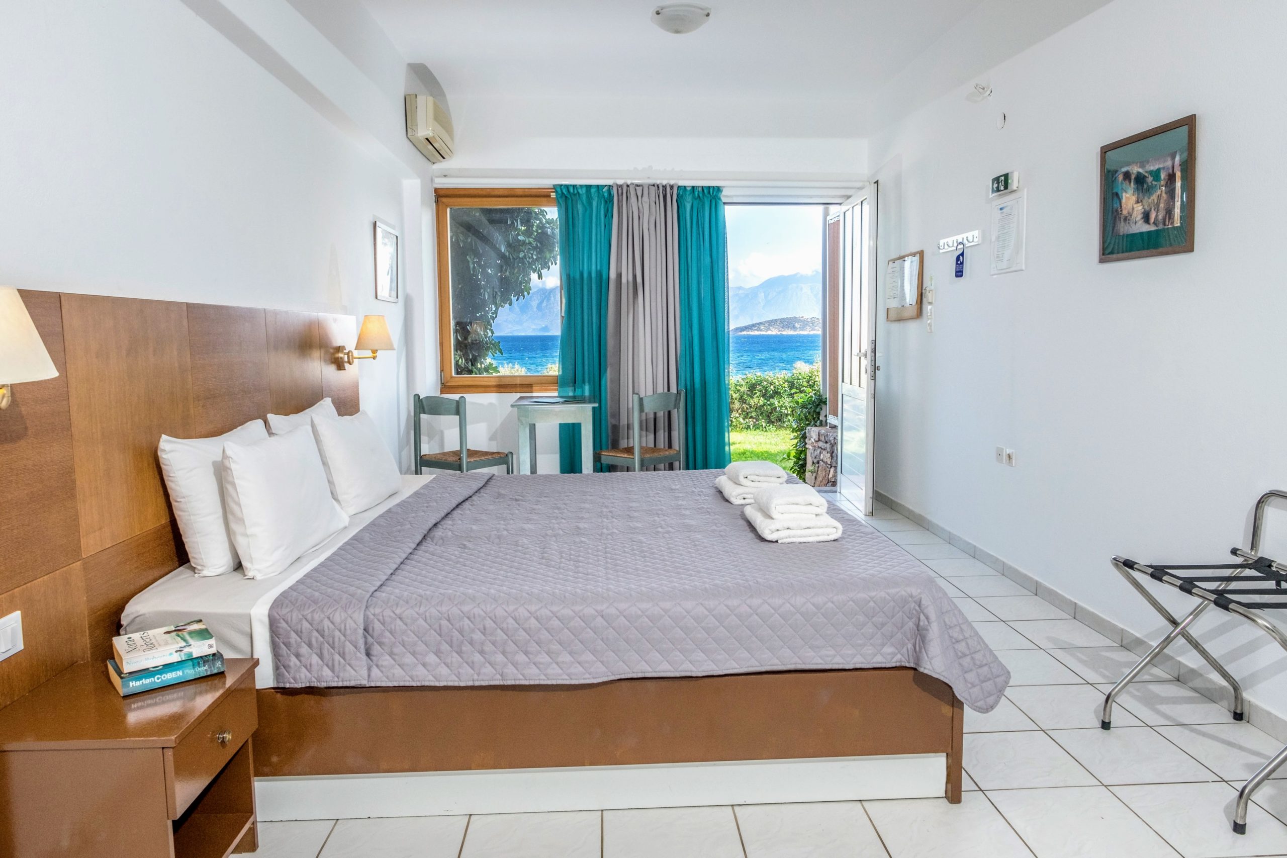 Studio Sea View 2 Adults Bed and View 4 Mirabella Apartments Agios Nikolas Crete